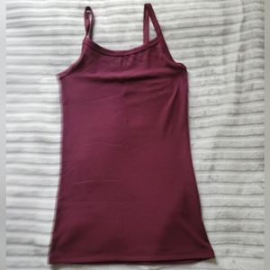 Burgandy tank top